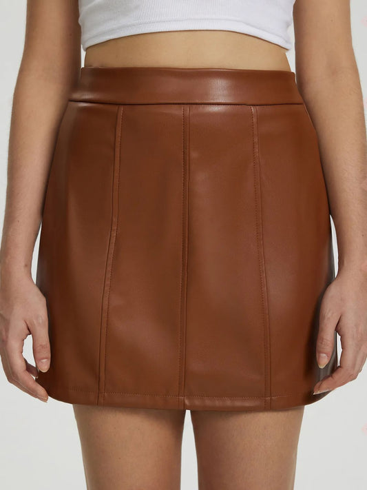 Mini Skirt with Zipper