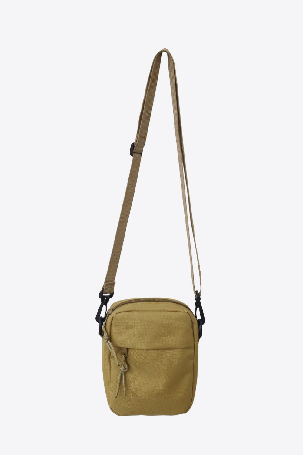 Wide Strap Polyester Crossbody Bag