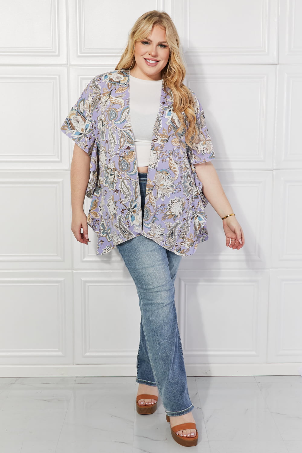 Justin Taylor Secret Garden Floral Kimono