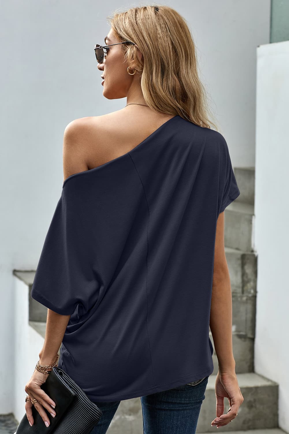 One Shoulder Tee Shirt